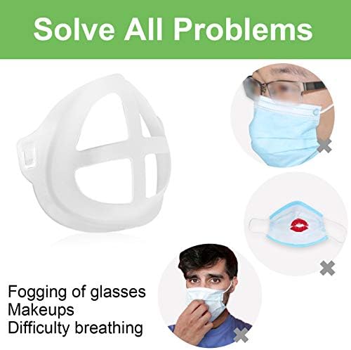 [6 יחידות] 3ד מסכת סוגר פנימי תמיכה מסגרת מגן שפתון יכול להיות שטף שוב ושוב כדי להגדיל שטח האף נשימה בצורה חלקה